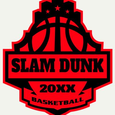 SLAM DUNK Basketball Logo Template Miniatura