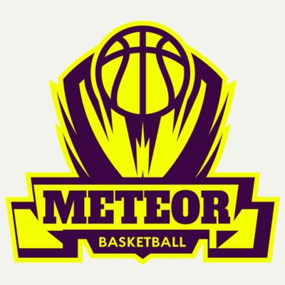 Meteor Basketball Logo Template Miniatura