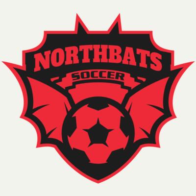 North bats Tournament Soccer logo template Miniatura
