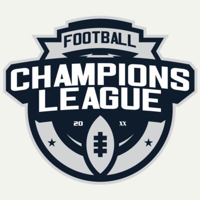 Champions League Football logo template Miniatura