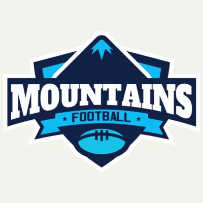 Mountains Football logo template Miniatura