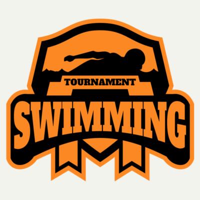 Swimming Tournament logo template 03 Miniatura