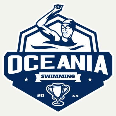 Oceania Swimming logo template Miniatura