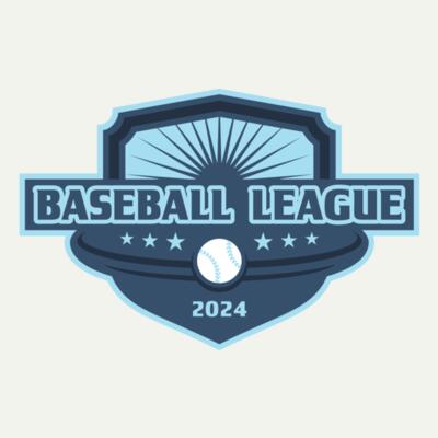 Baseball League Logo 01 Miniatura