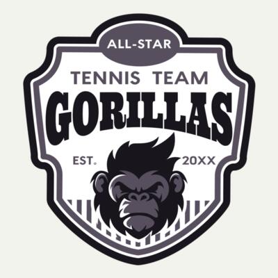 Gorillas Tennis Team 01 Miniatura