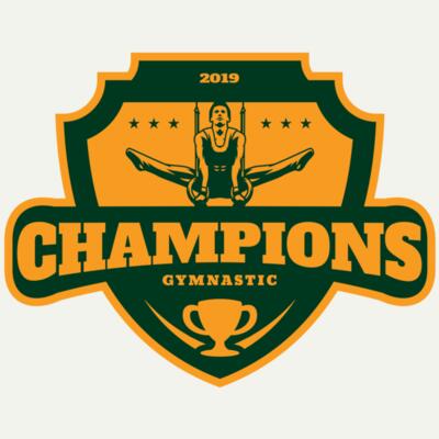 Champions Gymnastic logo template Miniatura