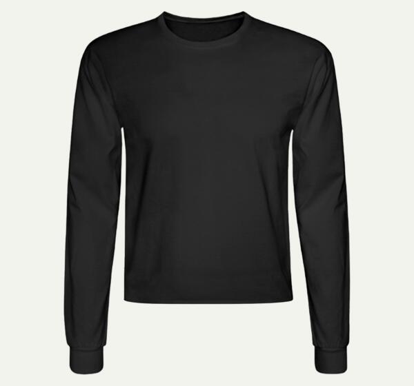 Crop Top Unisex Manga Larga Miniatura